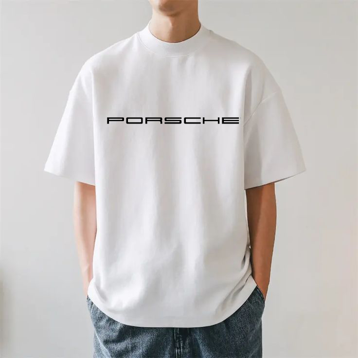 Oversized Premium T-shirt With Prosche Design